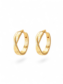 Elara Hoop Oorbellen - Gold Plated