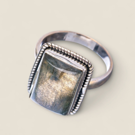 Labradorite Ring Sterling Silver