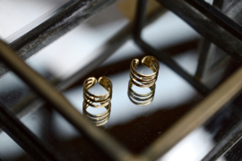 Triple Gold Vermeil Ear Cuff
