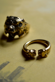 Vintage Panter Ring - Brass