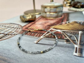 Rutilated Quartz Gold Vermeil Bracelet / Armband