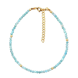 Amazonite Gold Vermeil Bracelet / Armband