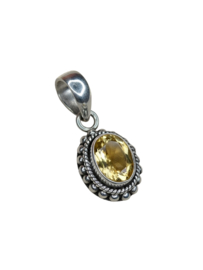 Citrien Banyu Hanger - Sterling Zilver