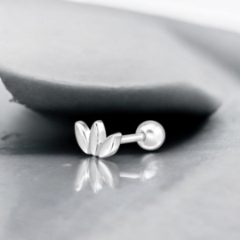 Leaf Piercing Sterling Silver
