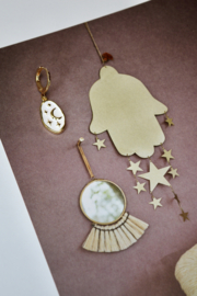 Night Sky Single Earring Gold Plated