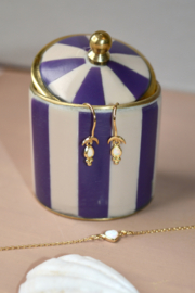 Opal Heart Bracelet Gold Plated