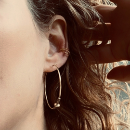 Gold Vermeil Bali Earcuff