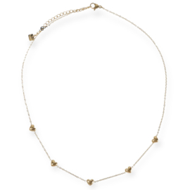 Multi Heart Necklace Stainless Steel
