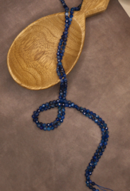 Kyaniet 4 mm Facet Kralen