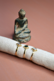 Moonstone Ring Gold Vermeil / Muja Juma