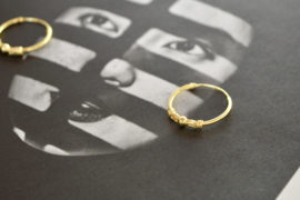 Bali Hoops 18 mm Gold Vermeil