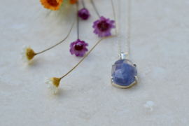 Tanzanite Necklace Sterling Silver