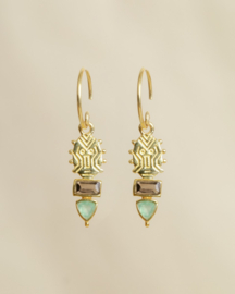 Komi Smokey Quartz Gold Vermeil Earrings / Muja Juma