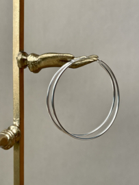 Large 50 mm Hoops - Sterling Zilver