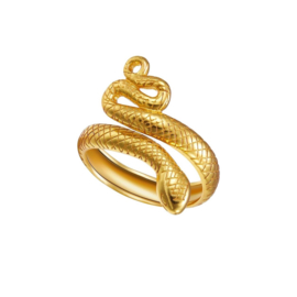Snake Ring Gold Vermeil
