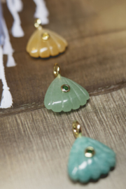 Edelsteen Schelp Hanger