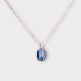 Kyanite Necklace Sterling Silver