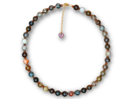 Terra Anima 8 / Petrified Wood Necklace