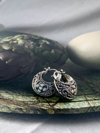 Chunky Bohemians Sterling Silver Earrings