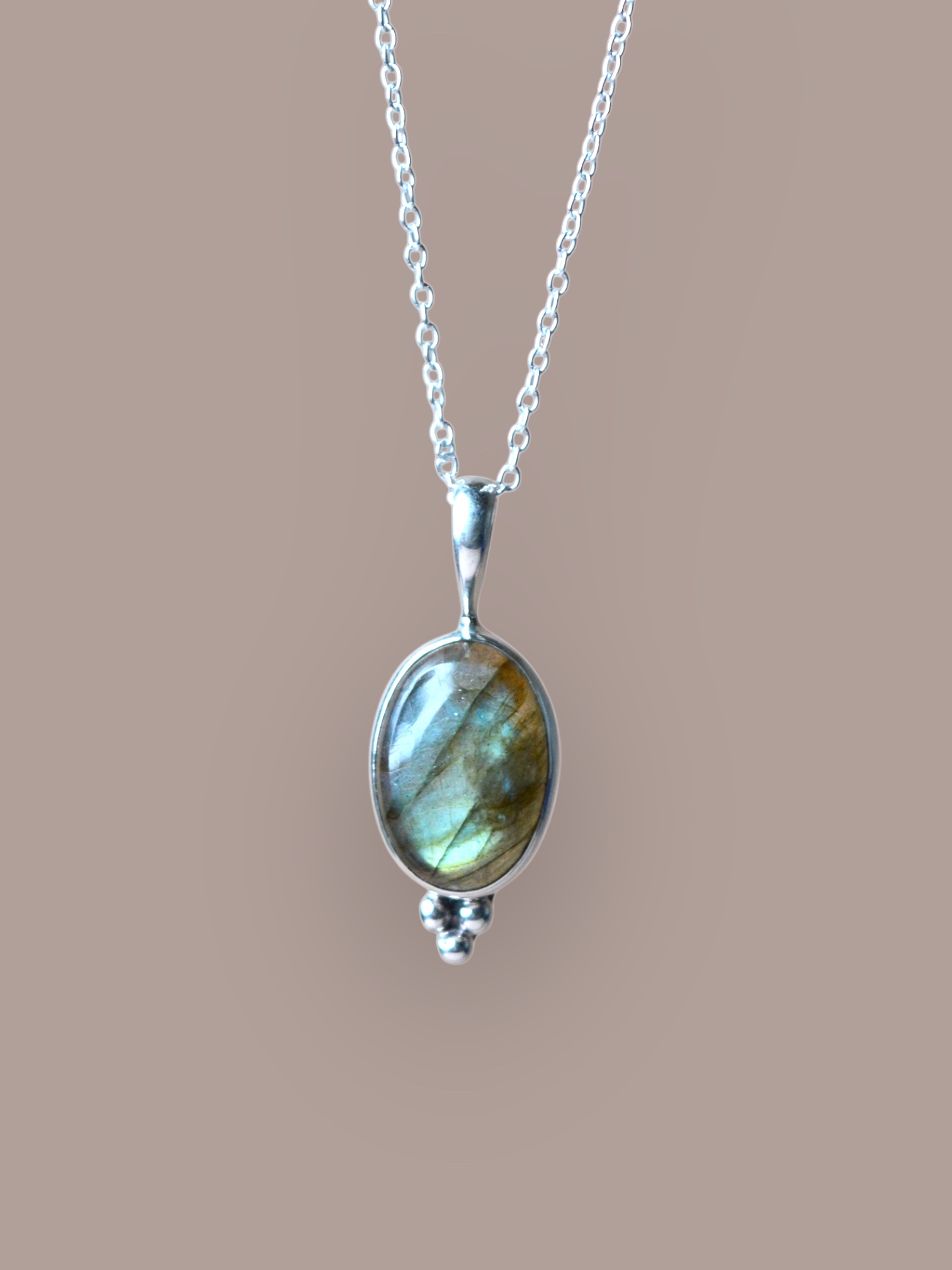 Labradorite Sangeh Pendant Sterling Silver