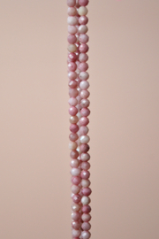 Rhodoniet  2 mm Facet Kralen