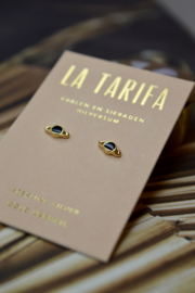 Saturn Earstuds Gold Vermeil