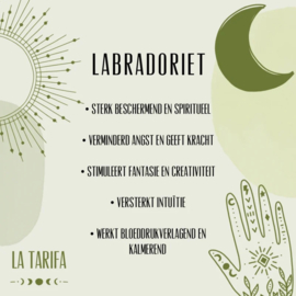 Labradoriet Harmonic Ketting - Gold Vermeil