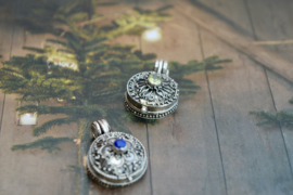 Prayer Box Bali Sterling Silver/ Lapis