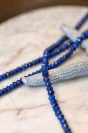 Lapis Lazuli 6 x 4 mm Facet Kralen