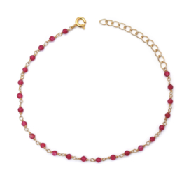 Ruby Harmonic Bracelet Gold Vermeil
