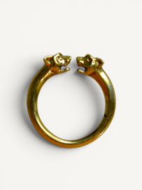 Vintage Panter Ring - Brass