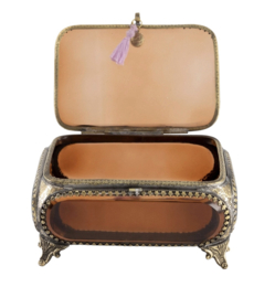 Laila Treasure Box Large Amber / Doing Goods