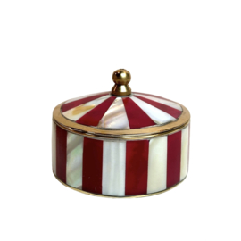 Red Striped Circus Box Large