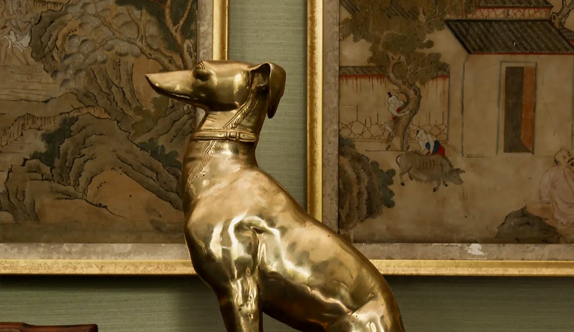 Georgio Greyhound Statue Large / Doing Goods