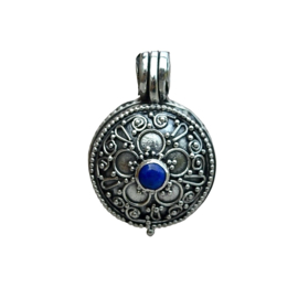 Prayer Box Bali Sterling Silver/ Lapis