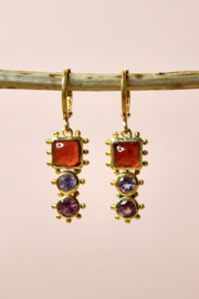 Celestial Glow Oorbellen - Gold Plated