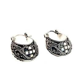 Chunky Bohemians Sterling Silver Earrings