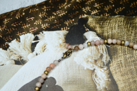 Sunstone & Brass Necklace