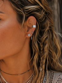 Stripe Ear Cuff - Sterling Zilver
