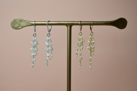 Cascade Maansteen Oorbellen - Silver Plated