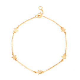 Gold Vermeil Stars Bracelet / Armband