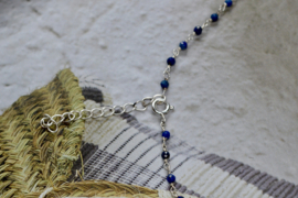Lapis Lazuli Harmonic Necklace Sterling Silver