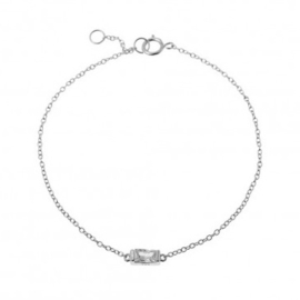 Crystal Sterling Silver Bracelet / Armband