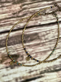 Tribal Anklet Lapis Enkelbandje