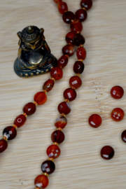 Carneool Facet Coin Kralen (10 pcs)