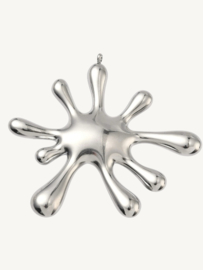 Splash Charm/ Pendant – Silver Stainless Steel