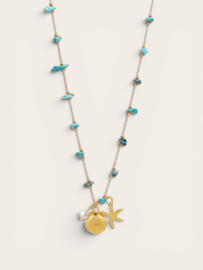 Ocean Treasures Ketting - Stainless Steel Goud