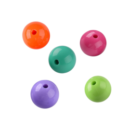 Mix Acryl Kralen 15 mm (10x)