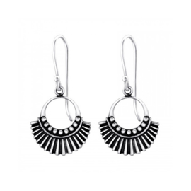 Ethnic Earrings Sterling Silver Oorbellen