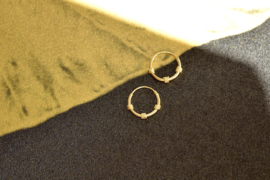 Bali Hoops 12 mm Gold Vermeil